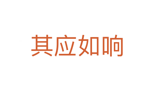 其应如响