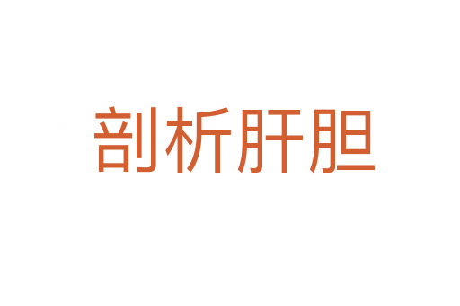 剖析肝胆