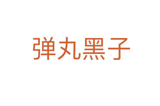 弹丸黑子