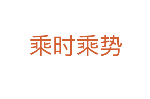 乘时乘势