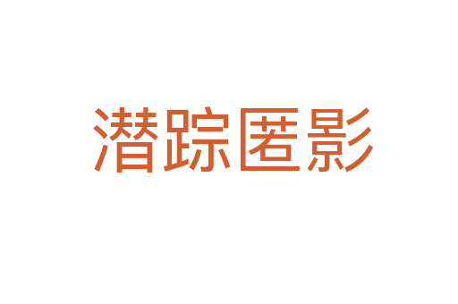 潜踪匿影