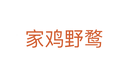 家鸡野鹜