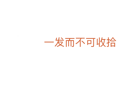 一发而不可收拾