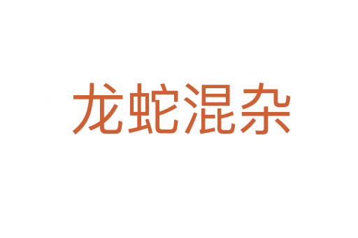 龙蛇混杂
