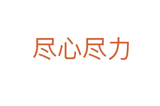 尽心尽力