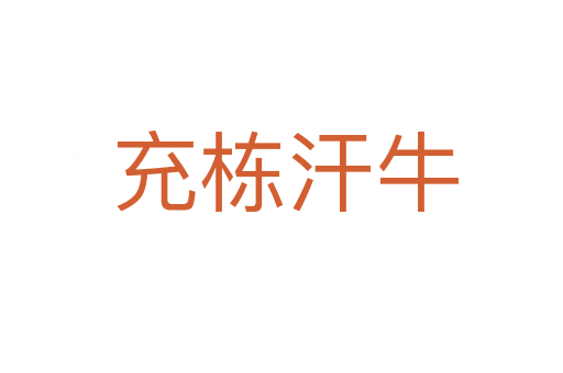 充栋汗牛