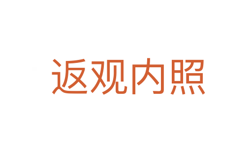 返观内照