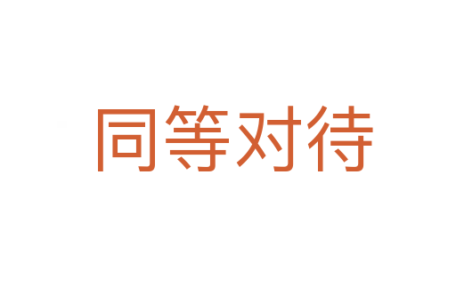 同等对待