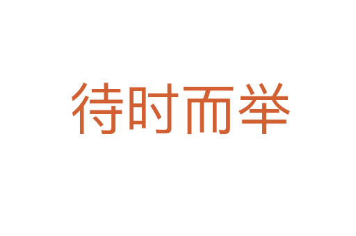 待时而举