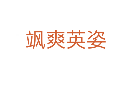 飒爽英姿