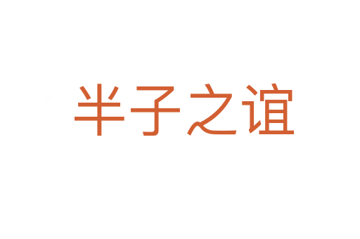 半子之谊