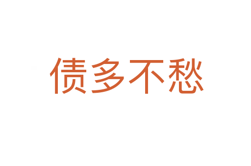 债多不愁