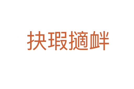 抉瑕擿衅