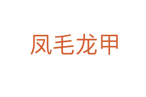 凤毛龙甲