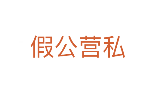 假公营私