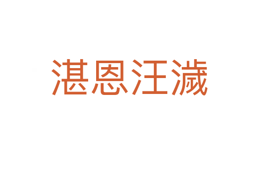 湛恩汪濊
