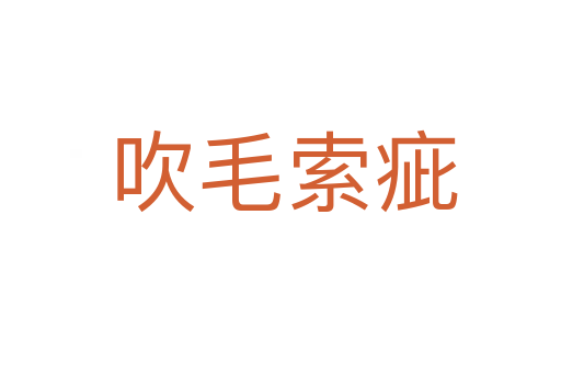 吹毛索疵