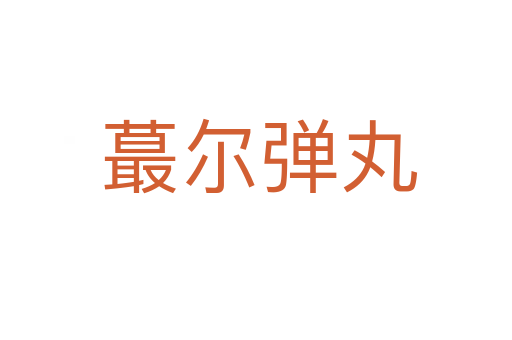 蕞尔弹丸