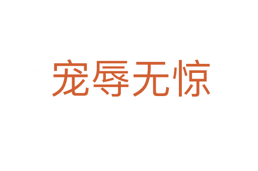 宠辱无惊