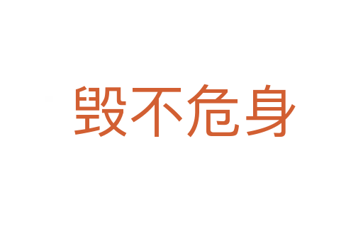 毁不危身