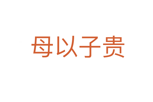 母以子贵