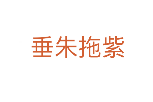 垂朱拖紫