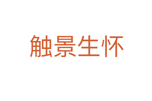 触景生怀