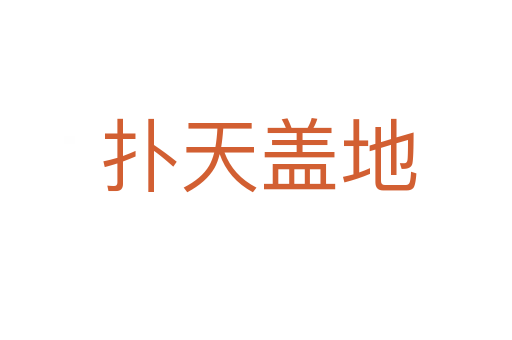 扑天盖地