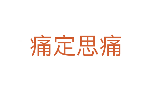 痛定思痛