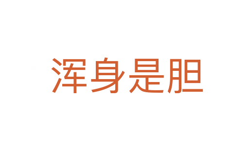 浑身是胆