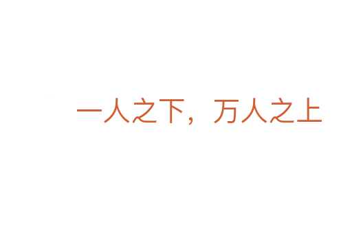 一人之下，万人之上