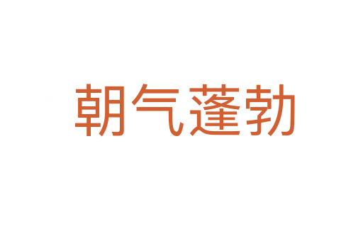 朝气蓬勃