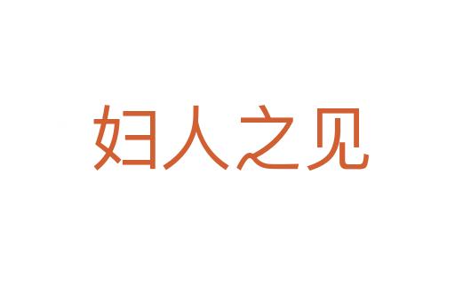 妇人之见